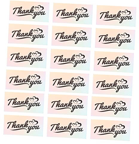 ULDIGI 50stücke Dankeskarten Für Kleine Unternehmen Dankeschön Postkarten Für Einkäufe Karten Für Elegante Farbenfrohe Designs Für Kundenbindung