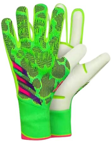MAWTUJZX Fußball-Torwarthandschuhe, Torwart-trainingshandschuhe Mit Größe 6/7/8/9/10, Starker Griff, rutschfest Und Atmungsaktiv Für Erwachsene Und Kinder(Size:6,Color:F)