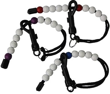 BESPORTBLE 8 Stücke Stil Perlen Zählen Punktzahl Zähler Für Golf Runde Golf Zähler Perle Mark Perle Keeper Zufällige Farbe