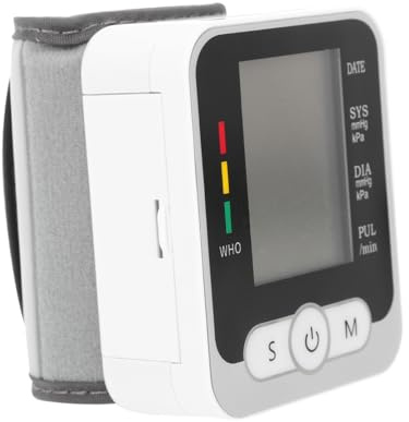 Healeved Tensiomètre Numérique Poignet Portable Grand Écran Lcd 8x7x7cm Mesure Automatique Tension Artérielle Pour Adultes Usage Domestique Et Seniors