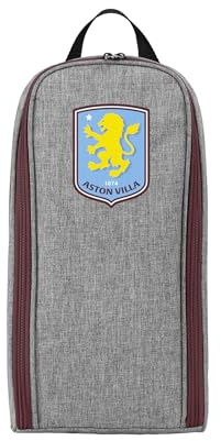 FOCO Officially Licensed Aston Villa FC Grey Boot Bag
