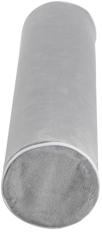 HOMSFOU Rollo Cervical para Dormir de Algodón Memoria, Almohada Cervical Redonda y Lumbar Columna Vertebral, Cojín Cilindrico Ergonómico para Aliviar el Dolor y Mejorar el Sueño