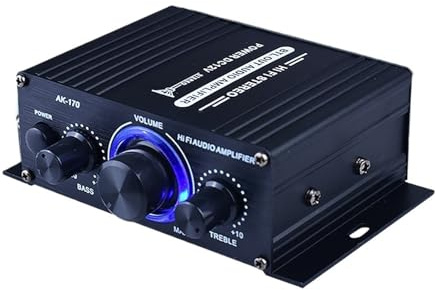 Amplificatore, Home Amplificatori Digitali Amplificatore Di Potenza Audio Stereo 200W + Doppio Canale 125x75x40mm,per la casa