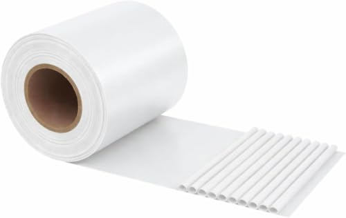 ZENZERO® Nastro Frangivista Recinzione 19cm x 35m 450 g/m² per Balcone e Giardino, Telo Oscurante PVC per Privacy, Resistente UV e Pioggia – 5 Varianti Colore – Include 20 Clip