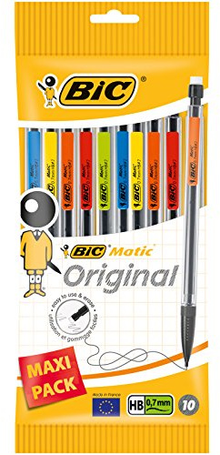 Bic Matic Einweg-Druckbleistifte, klassisch, 0,7 mm, 10er-Pack