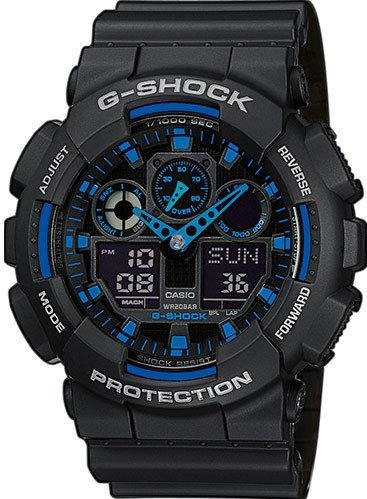 Casio G-Shock original GA-100-1A2ER herrkronograf