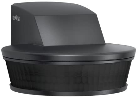 Steinel Bewegungsmelder sensIQ S Anthrazit, 2000 W, 300°|20 m Sensor, Unterkriechschutz, inkl. Eckwandhalter & Fernbedienung