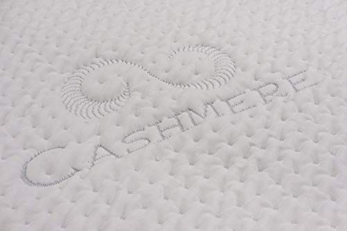 Dibapur® Cashmere EC - Funda de colchón Easy Clean, apta para alérgicos, cremallera en los 4 lados (90 x 200 cm)