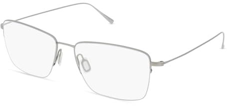 Rodenstock Quadratisch Metall Brillen in Titanium für Herren, Brille mit Sehstärke, optional mit Sonnenbrillen tönung oder Blaulichtfilter (Modell R7118)