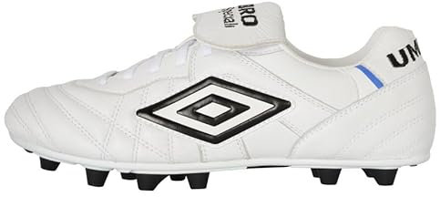Umbro Speciali Pro 24 Gl Fg Fußballschuhe für Herren, Weiß/Schwarz/Blau, 47 EU