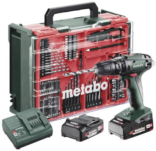 TALADROS - ATORNILLADORES DE PERCUSIÓN DE BATERÍA - Con batería de 18 V SB 18 Set Taller portátil