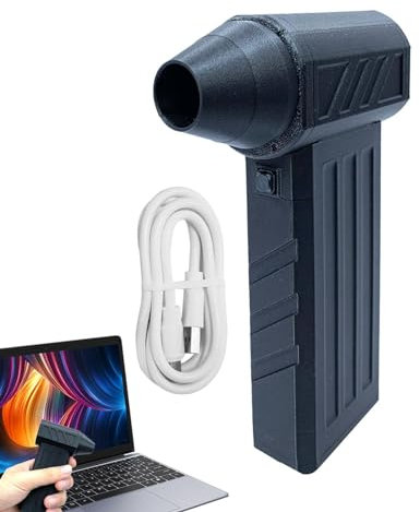 Spolverino elettrico | Spolverino ricaricabile | Ventilatore ad alta potenza | Spolverino portatile, Spolverino con motore senza spazzole, Ventilatore silenzioso, Spolverino con 110000 giri/min