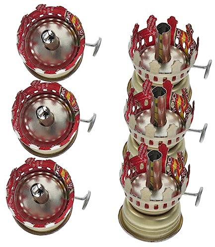 WHAMVOX 6stücke Kerosin Lampe Docht Petroleum Lampe Docht Halter Glas Ersatzteile Öllampenbrenner Reparatur Teil Für DIY Vintage Bauernhausleuchten
