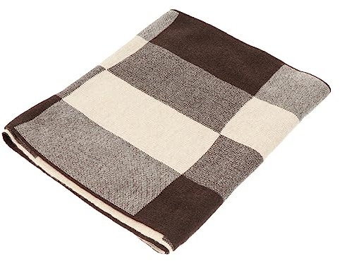 VALICLUD Warmer Herren Schal Aus Premium-wolle Mit Hochwertigem Karomuster Vielseitiger Alltags-schal Für Winter Und Herbst Bequem Und Strapazierfähig Als Geschenk Für Männer