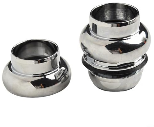 FUBESK Cuffia per bicicletta 1 pollice filettato a scatto fisso da corsa Cuscinetto per bicicletta da 22,2 mm in lega di alluminio lavorazione CNC adatto per forcella anteriore da 25,4 mm Tubo sterzo