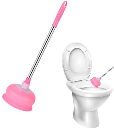 Verstopfter Toilettenkolben, Toilettenpumpe Entblocker, Abflussreiniger, Toilettenklempnerkolbenkolben Für Dusche, Toilette, Badewanne Oder Waschbecken