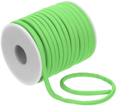 PATIKIL Corda Elasticizzata In Nylon Piatta 20 M 5 Mm Cordini Verde Chiaro | Corda Elasticizzata Spandex, Per Cucire Abbigliamento, Lacci Per Capelli, Fai Da Te
