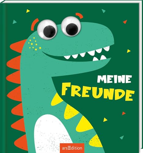Meine Freunde – Dino: Freundebuch mit lustigen Wackelaugen | ab 3 Jahren