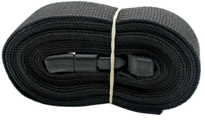 EDEDE Spanngurt, Zurrgurte Reise-päckgurt aus strapazierfähim Nylon, schwarz, mit Nockenschnalle, Reise-Kits, Outdoor-Camping-Werkzeug für Transport(300cm)