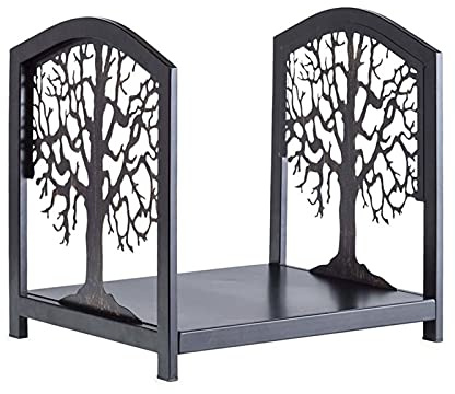 Rack bois de chauffage Support à bois de chauffage cheminée porte-outils intérieur extérieur robuste bois de chauffage porte-bûches stockage du bois empilage Stockage intérieur de bois de chauffage