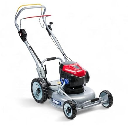 Tondeuse électrique tractée sur Batterie 82V, Mulching Professionnel, Coupe 46cm - GRIN BM46A-82V