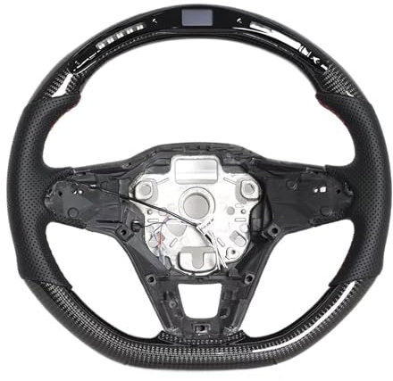 Autolenkräder kompatibel mit VW Golf 8, GTI R MK8, GTE, Jetta, GLI und ID4 – individuell gestaltetes Sportlenkrad aus Kohlefaser