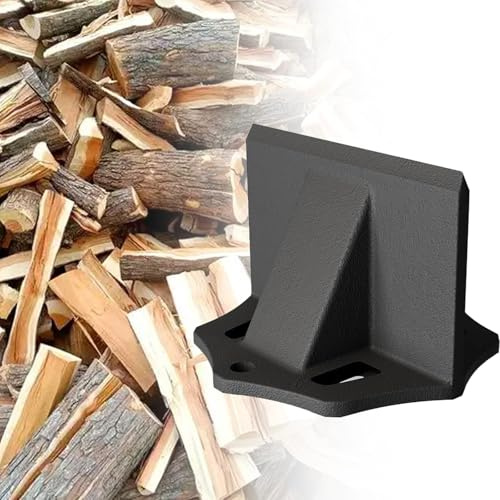 Manual Wood Splitter, Portable Carbon Steel Log Splitter Wedge with Thickened Stable Base, Precision Engineered Firewood for Home Backyard Camping