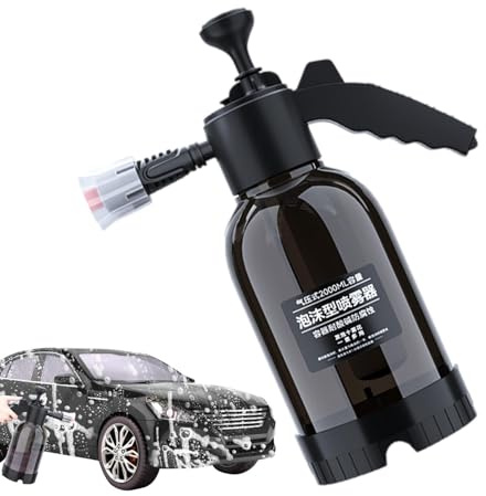 Hand Druck Sprüher - 2 Liter Einstellbarer Reinigungssprüher | Drucksprühflasche Für Rasen | Für Fensterglas Badezimmer Haustierbad Autowaschen Pflanzen Bewässerung Düngen Hausreinigung