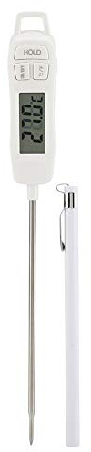 Lebensmittel Flüssigkeitsthermometer Instant Read Digital Fleisch Thermometer Kochtemperatur Tester mit lange Klappsonde für Küchengrill BBQ Cake Türkei