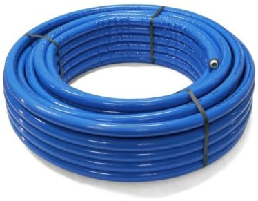 Sanpro Isoliertes Mehrschichtverbundrohr, Größe 16x2, 50 m, 6 mm isoliert (Mehrschichtverbundrohr Verbundrohr isoliert rolle Rollenware Ringware Isolierung Temperaturbeständig Wärmedämmung heizung)