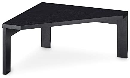 Navaris Eckregal aus Bambus - Regal aus Holz für Küche Bad - Kücheneckregal stehend für Arbeitsplatte Schrank Büro - 1 Ebene - Organizer Schwarz