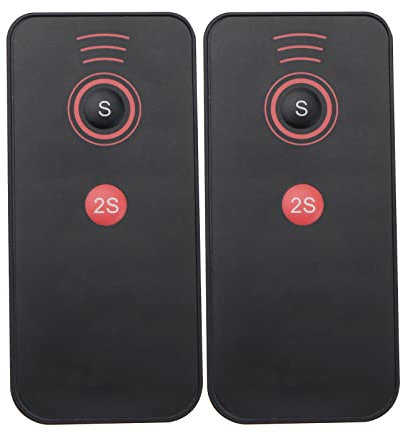 YINETTECH 2 PCS Controles Remotos Inalámbricos por Infrarrojos de Repuesto Compatible con Sony A6000 ILCE-6000L NEX-5T NEX-5N NEX-5R NEX-6 IR Control Remoto Inalámbrico con Disparador