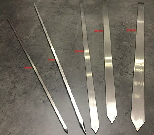 5mm 7mm 15mm 20mm 25mm Stainless Steel Skewer Barbecue BBQ Kofta / Kebab Skewers (7mm Square Skewers)