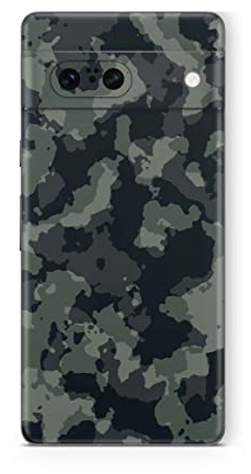 Skins4u Schutzfolie Skin Cover Skins Design Folie Kratzerschutz Aufkleber kompatibel mit Google Pixel 7 Pro Shadow-Camo-Green