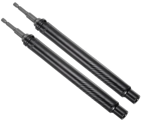 CoCud Extra Long Hollow Socket, 10mm Size 200mm Length 1/4 Hex Shank 73mm Adapter, 6-Point Quick-Change Deep Well Power Nut Driver - (Applications: for Long Threaded Rod), 2pieces