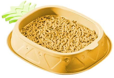 Hydroponischer Katzengras-Übertopf, Katzengras-Topf | Katzengras-Pflanztablett,Setzlings- und Sprossenschalen im Ananas-Design, Weizengrastopf, erdfrei, Kindergarten-Katzenpflanze für Zimmerkatzen