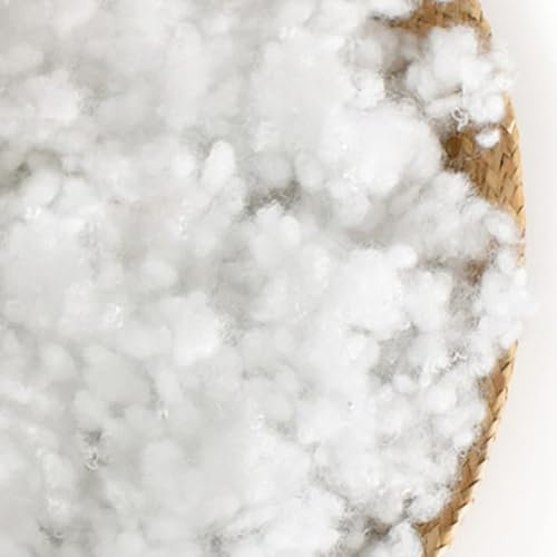 Leanbe Faserbällchen Kissenfüllung, Füllmaterial für Kissen, Plüschtiere und Füllstoff (1 kg = ca. 50 Liter)