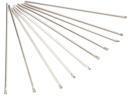 10 Piezas de Aguja de Rerooting de Pelo de Muñeca, Herramienta de Rerooting de Aguja de Pelo de Muñeca, Aguja de Tejer de Pelo de Muñeca, Aguja para Hacer Muñecas (0,8 mm)