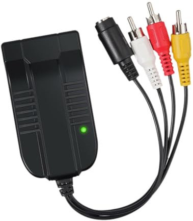 jojofuny Convertisseur Vers S-video Adaptateur Pour Écran Compatible Avec Système Analogique Et Numérique Pratique Et Compact