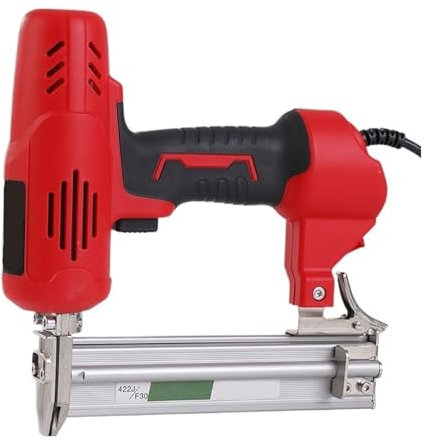 Grapadora neumática sin aceite 2600 W Gun de grapador de muebles de muebles de clavos eléctricos for el marco de madera Construcción de la madera Herramientas eléctricas F30(F30)
