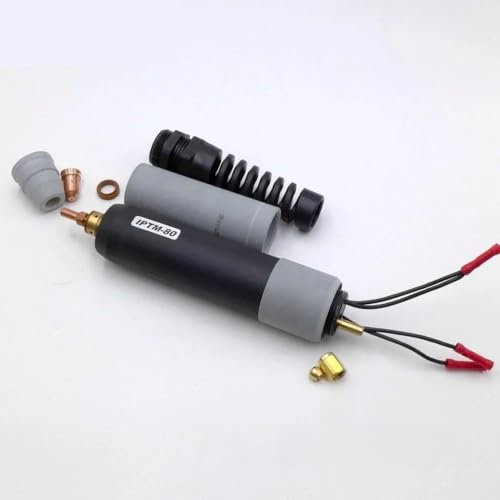 KONGMM Plasmaschneider, Plasmaschneidbrenner PT80 PT-80 PTM80 PTM-80 IPT80 IPT-80 Luftplasmabrennerkopf Gas elektrisch getrennt für Edelstahl, Stahl und Aluminium