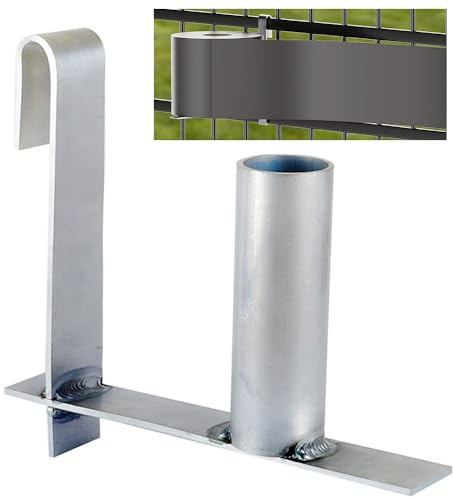 SKJJM Aide Au Déroulement pour Bandes Brise-Vue, Rouleau D'installation de Barrière D'intimité en PVC, Aide Au Montage pour Panneau de Clôture pour Bandes Brise-Vue, Installation Rapide