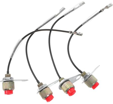 ROMISBABA Set 4 Pezzi Interruttori Spegnimento per Tosaerba Gx35, Controllo Prato Arresto per Giardino, Accessori Ricambio per Trimmer Funzionamento Semplice e Design Affidabile