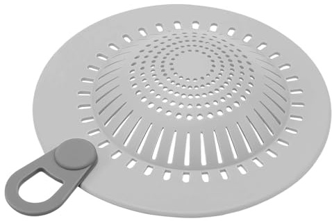 Shower Drain Hair Catcher - Bathroom Drain Cover, Silicone Shower_Drain Protector, Shower_Hair Stopper Drain_Protector, Strainer Plug Trap Filter | Sink Hair Guard for Washbasin, Floor Drainage