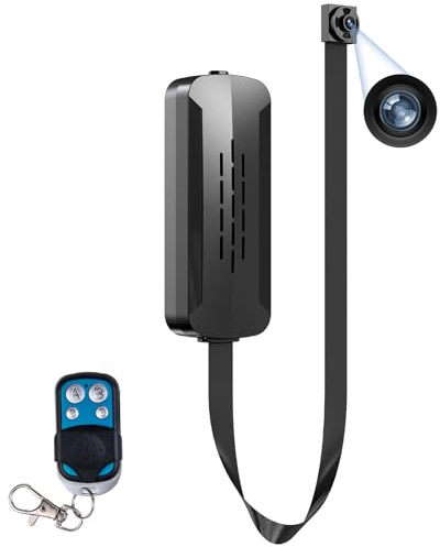 Pragovle Real Full-4K-HD-Mini-Camera, DIY Module Tiny Wireless Remote Control Nanny Security Cam with Motion Detection, Smart Home Surveillance Device (Don't Support Wi-Fi and Not Include SD Card)