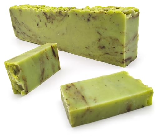 1 Ud. Barra de jabón artesano de Árbol de Té (1.2 kg) Venta al por mayor - DIY - Jabones naturales granel - Hecho en España - Piel grasa - Evita el acné - Apto para higiene íntima - Exfoliante suave
