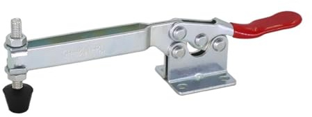 Toggle Clamp Quick Release Horizontal Toggle Clamp Heavy Duty Working Tools(GH-201-BLH 2Pcs)