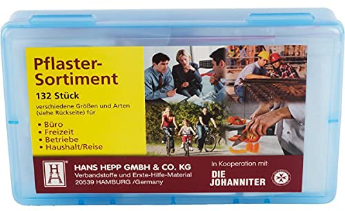 HEPP Pflaster-Sortiment groß 132 Stück (1er Pack)