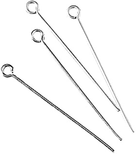 Rayher 2226721 Kettelstift, 0,7mm ø, 20mm, SB-Btl 20Stück, platin