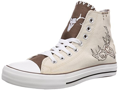 Krüger Herren Trachten Sneaker Wilder Hirsch 9009‑15 | Moderner Trachtensneaker mit Hirsch‑Stickerei | Bequemer Trachtenschuh für Lederhose, Oktoberfest & Volksfeste